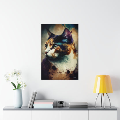 Calico Cat Premium Matte Vertical Posters