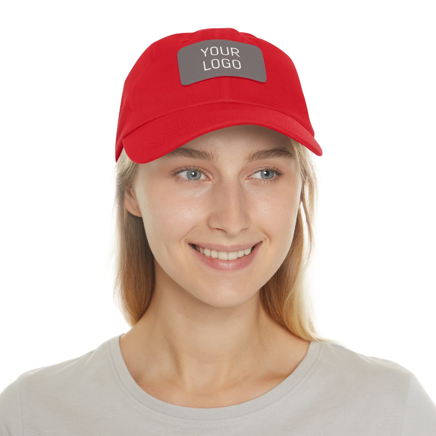 Dad Hat Leather Patch Personalized for Events & Promotions