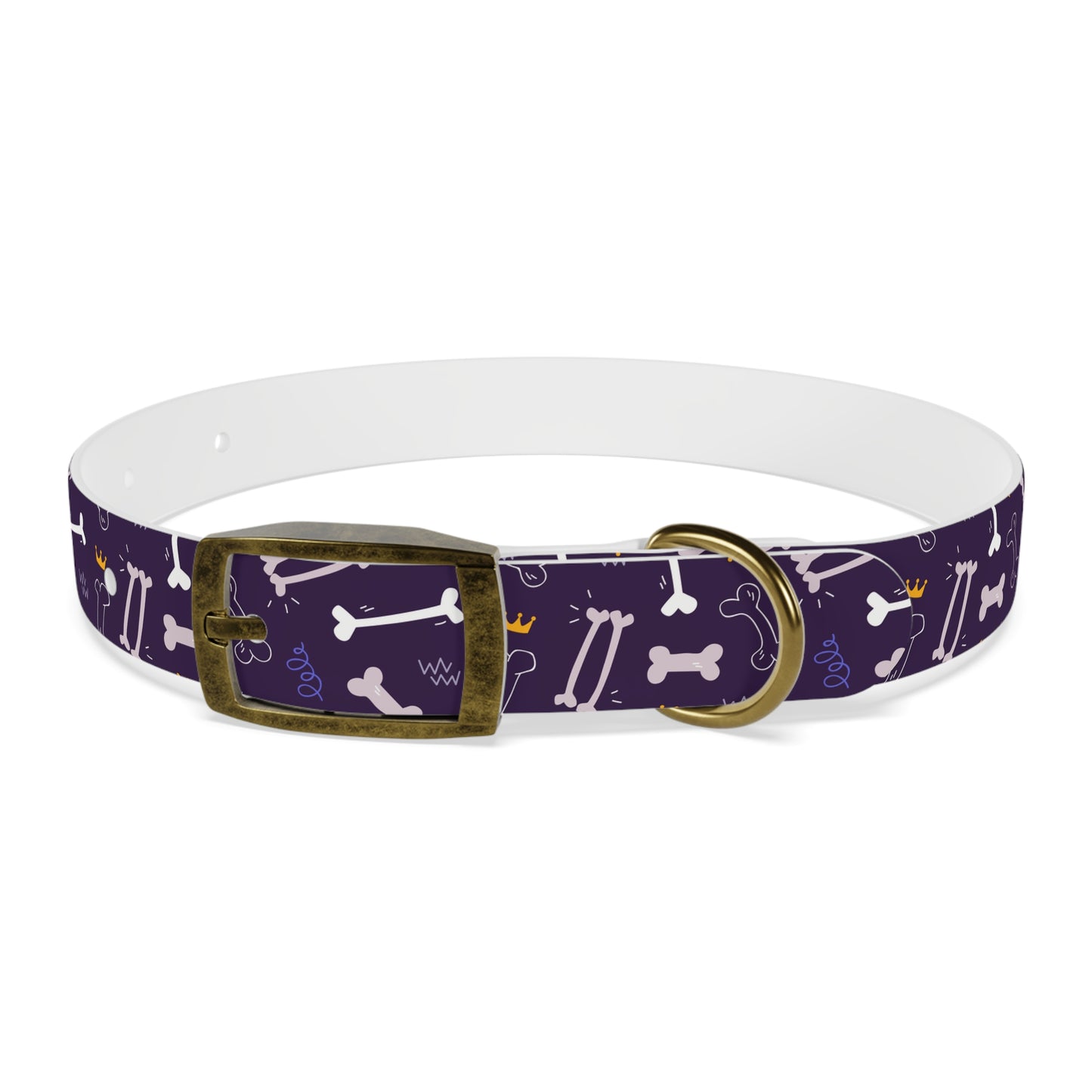 Sassy Pet's Purple Bones Collar