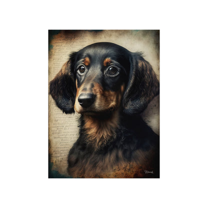 Dachshund Dog Premium Matte Vertical Posters