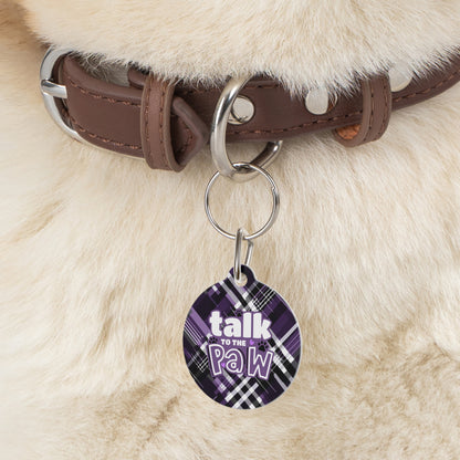 Sassy Pet's Talk to the Personalized Paw Pet Tag
