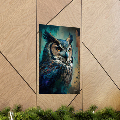 Owl Premium Matte Poster