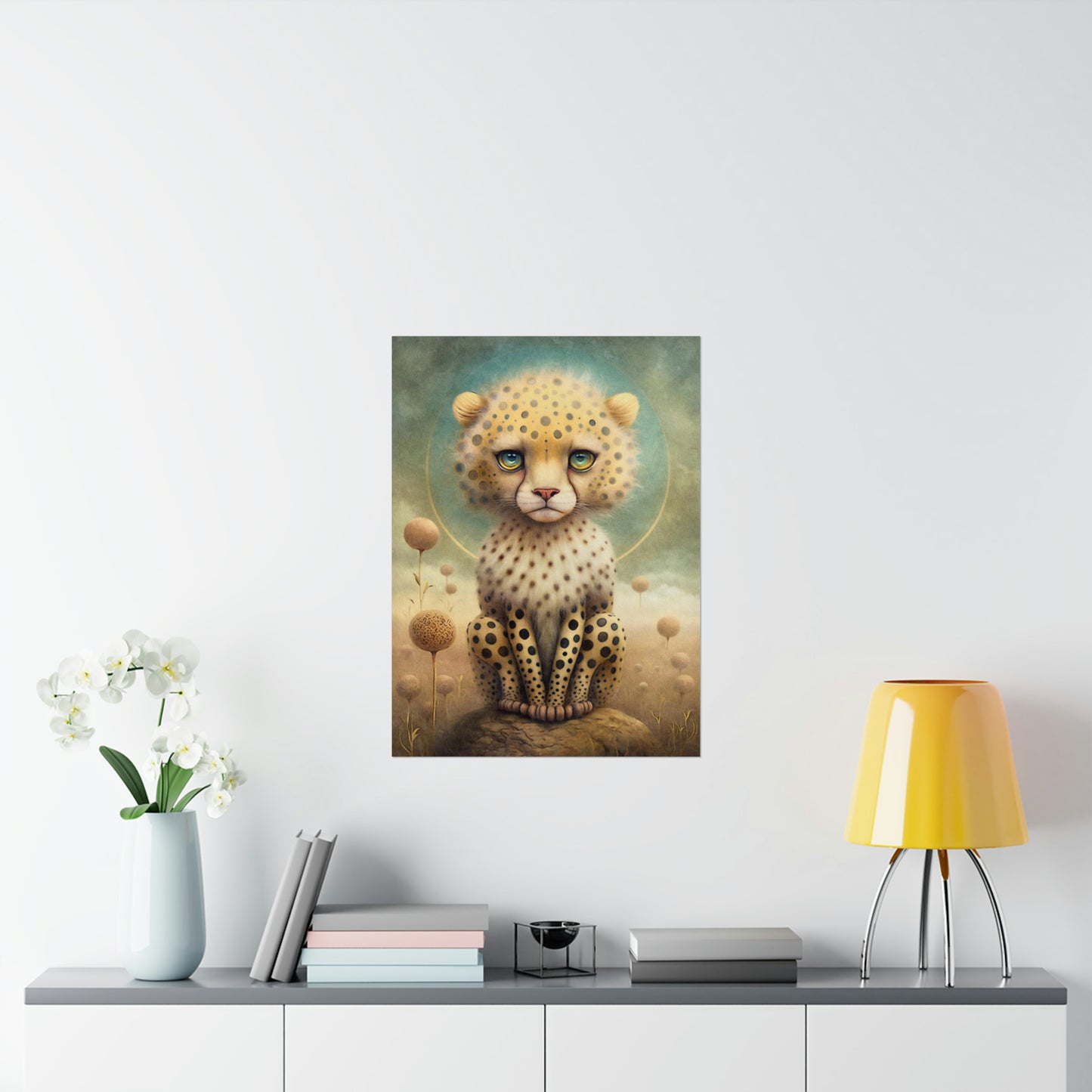 Safari Kids Collection- Cheetah Premium Matte Vertical Posters