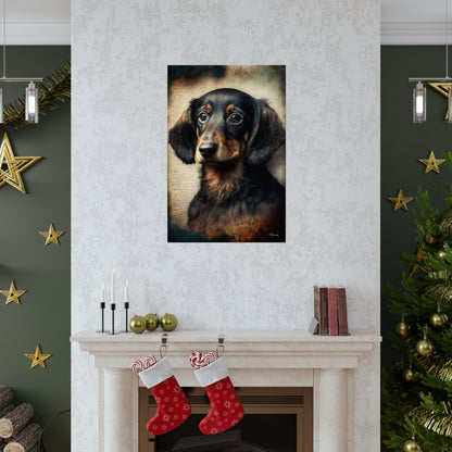 Dachshund Dog Premium Matte Vertical Posters