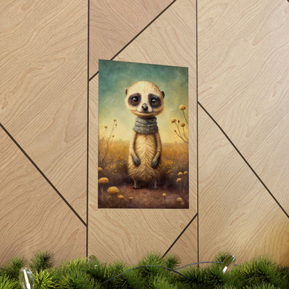 Safari Kids Collection- Mercat Premium Matte Vertical Posters