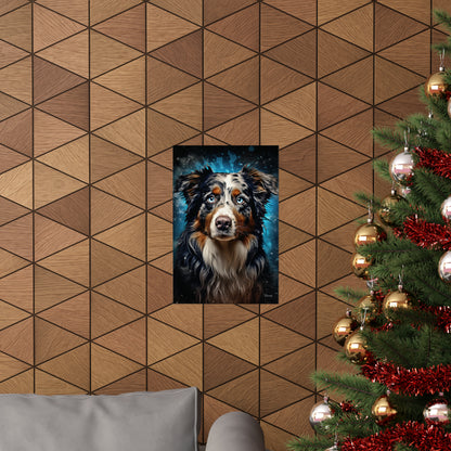 Australian Shepherd Premium Matte Vertical Posters