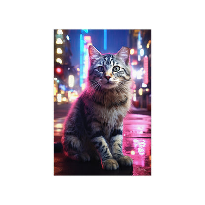 TNVR Cat in the City Premium Matte Vertical Posters