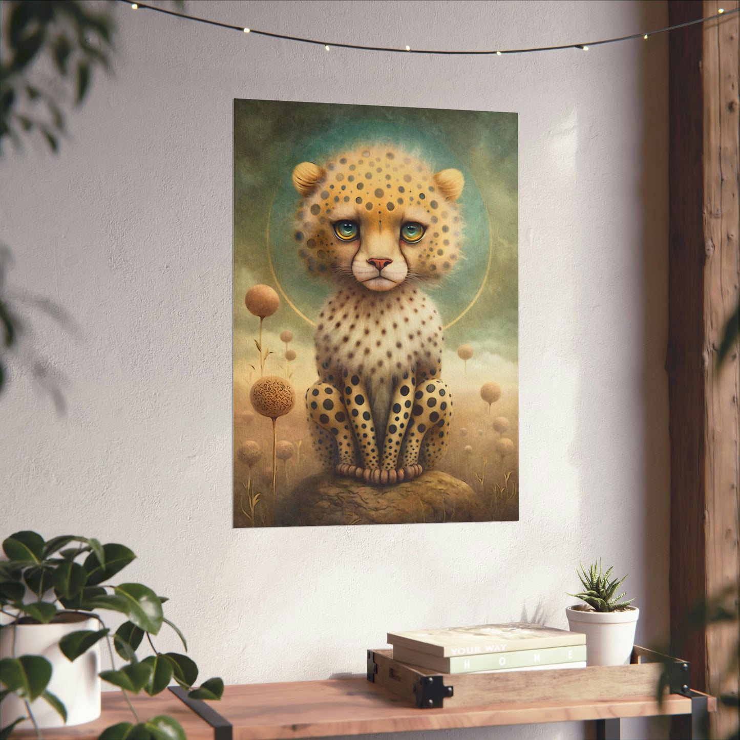 Safari Kids Collection- Cheetah Premium Matte Vertical Posters