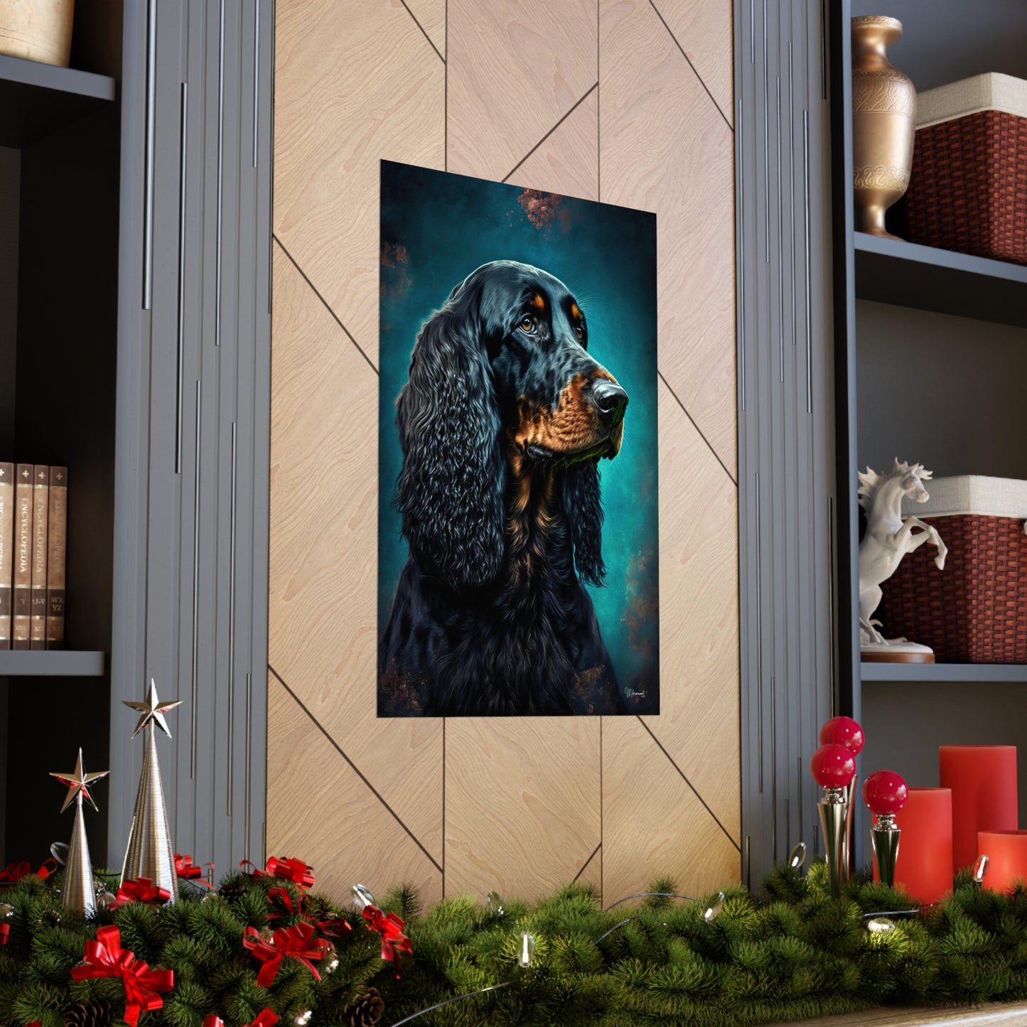 Gordon Setter Dog Premium Matte Vertical Posters