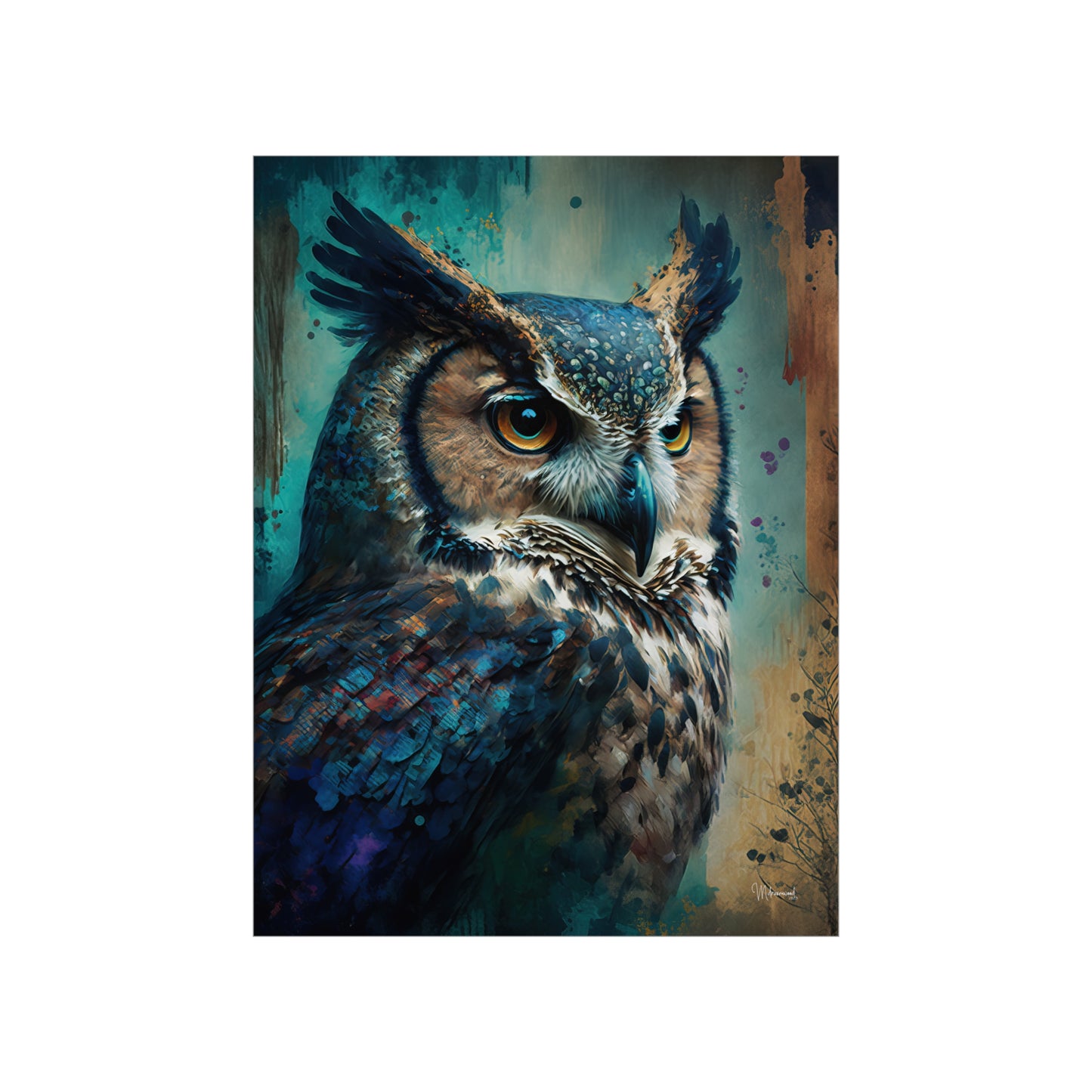 Owl Premium Matte Poster