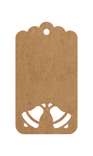 Laser Cut Christmas Tags 10 count