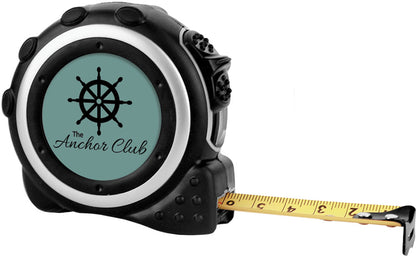 Personalized Laser Engraved 16FT Blk/Slv Tape Measure with 1 1/2" Insert Area, 1 Sided-Insert not Included