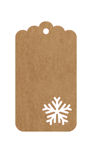 Laser Cut Christmas Tags 10 count