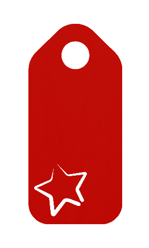 Laser Cut Christmas Tags 10 count