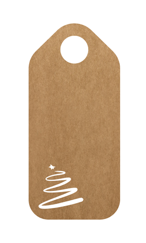 Laser Cut Christmas Tags 10 count