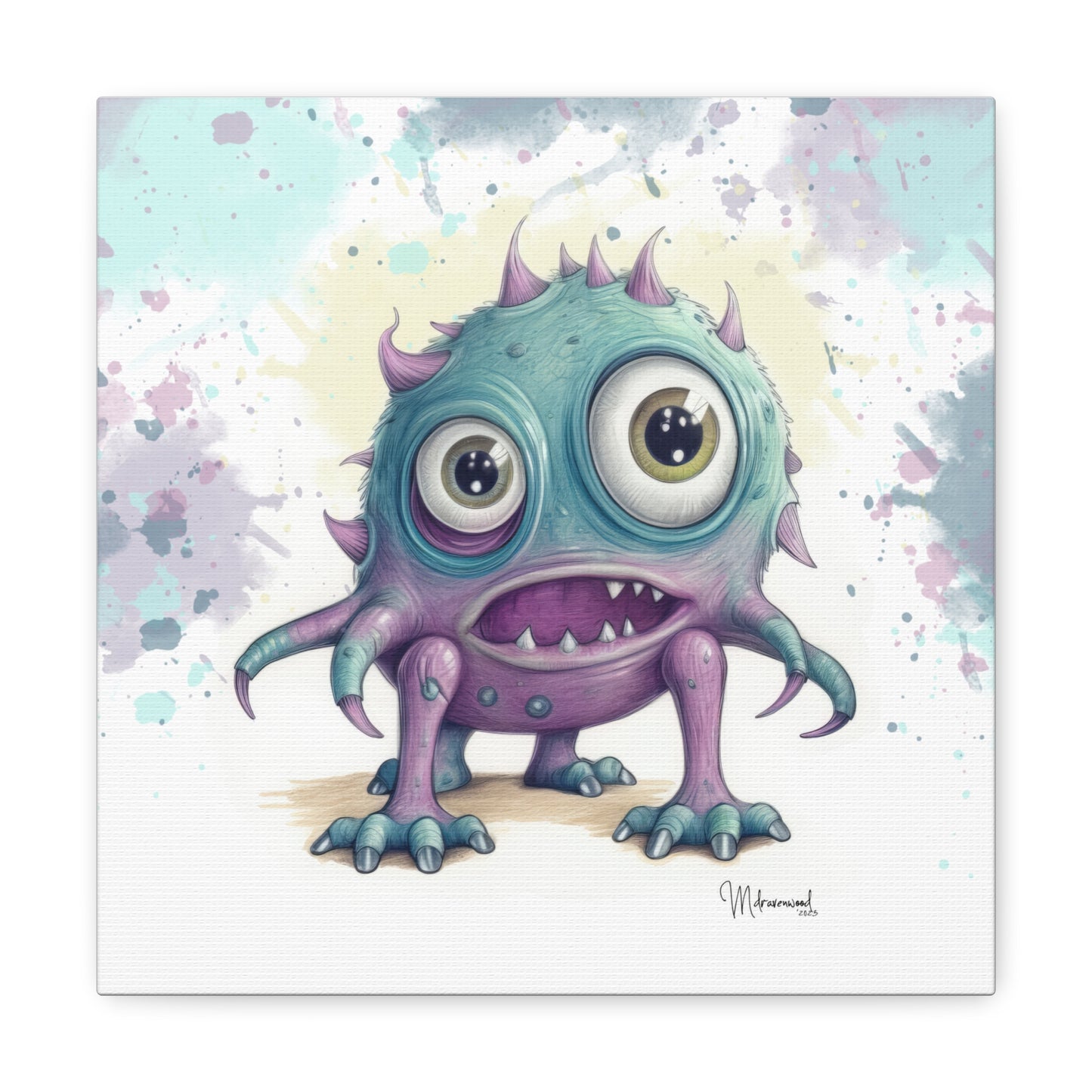 Baby Monster's Series - Ozie Canvas Gallery Wraps