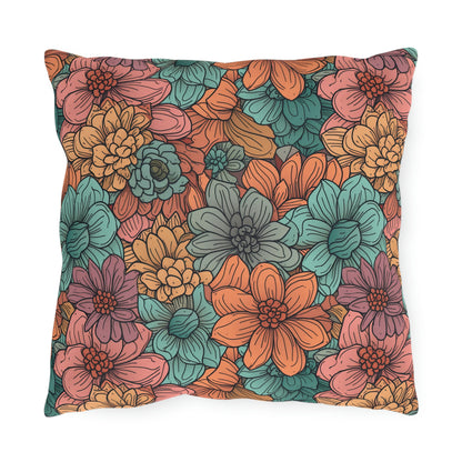 Spring Pop Floral Outdoor Pillows