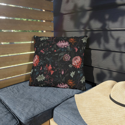 Midnight Floral Outdoor Pillows