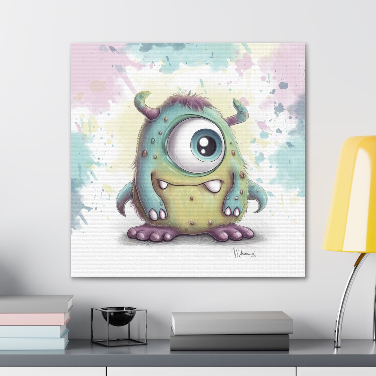 Baby Monster's Series -Manny Canvas Gallery Wraps