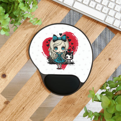 Alice Mouse Pad With Wrist Rest