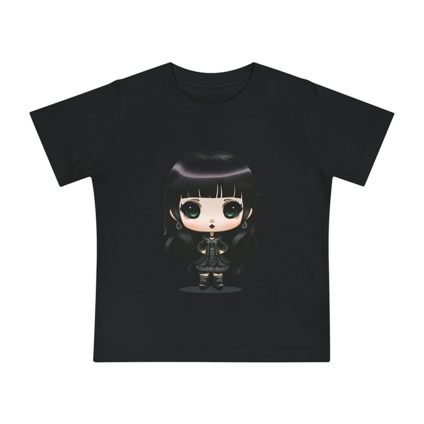 Goth Girl Baby Short Sleeve T-Shirt