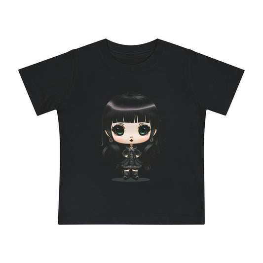 Goth Girl Baby Short Sleeve T-Shirt