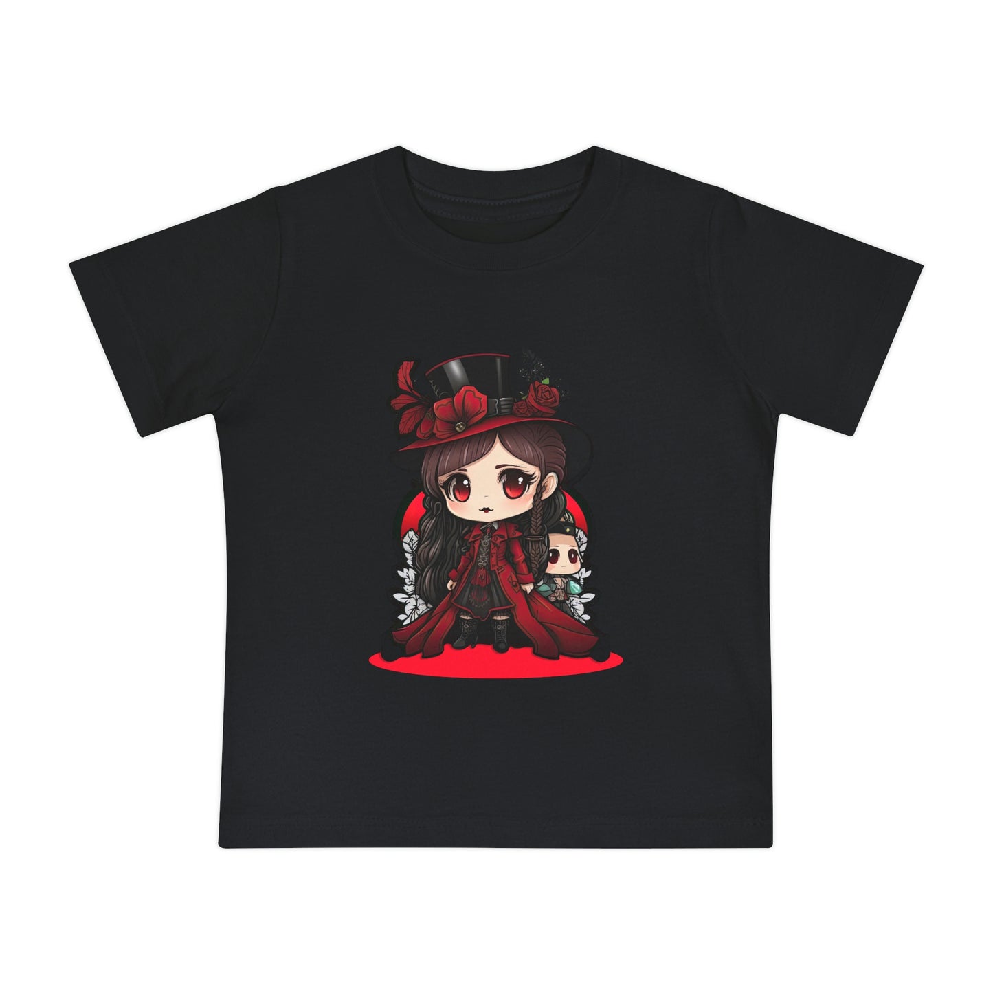 Goth Girl Baby Short Sleeve T-Shirt