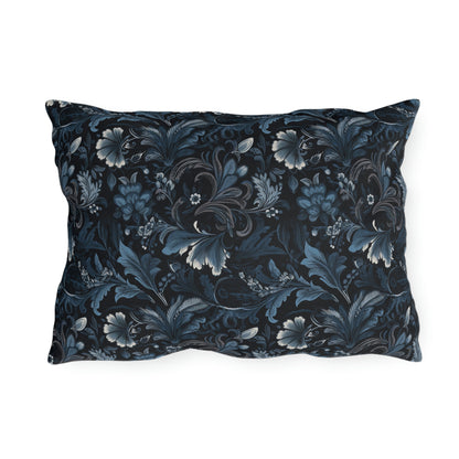 Blue Floral Outdoor Pillows