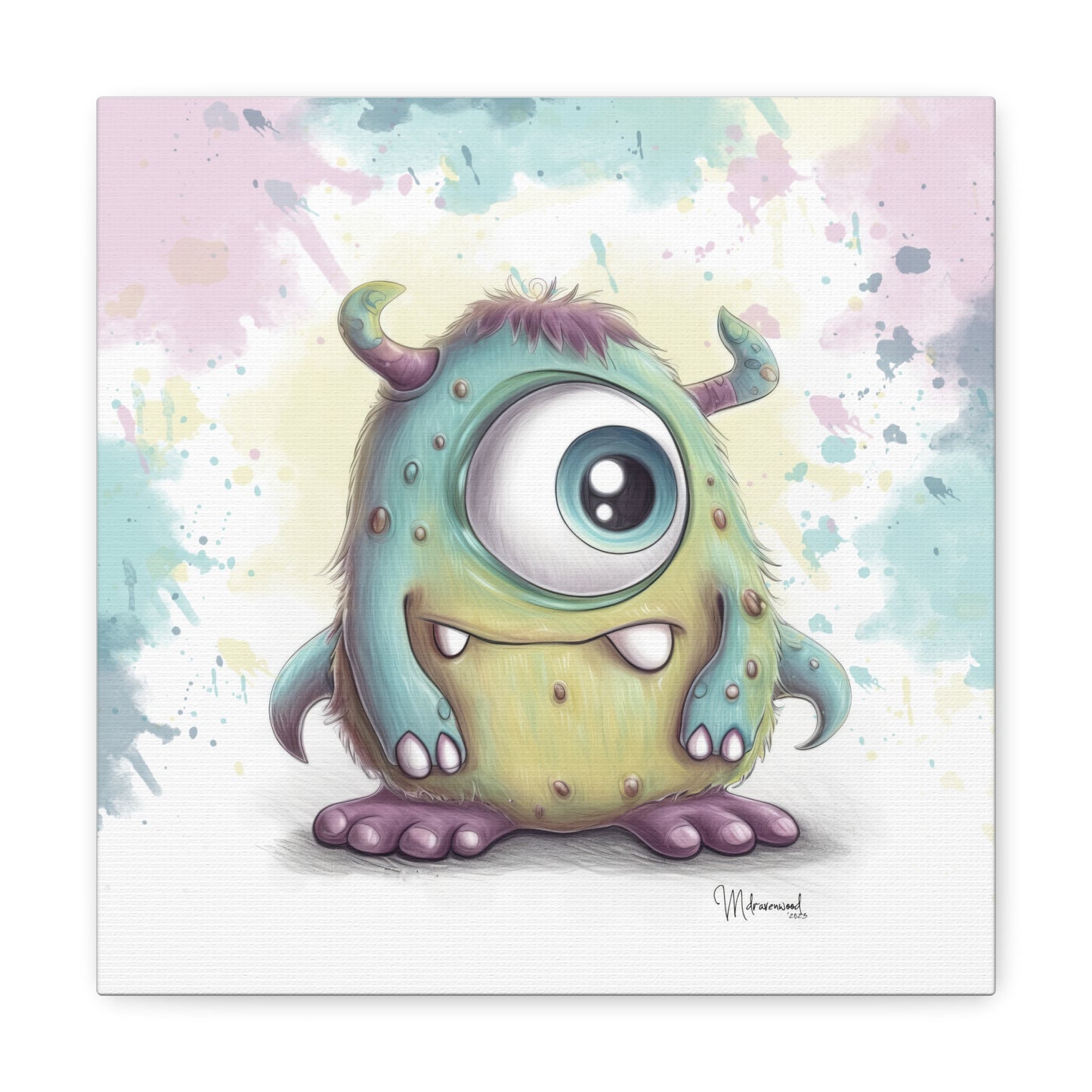 Baby Monster's Series -Manny Canvas Gallery Wraps