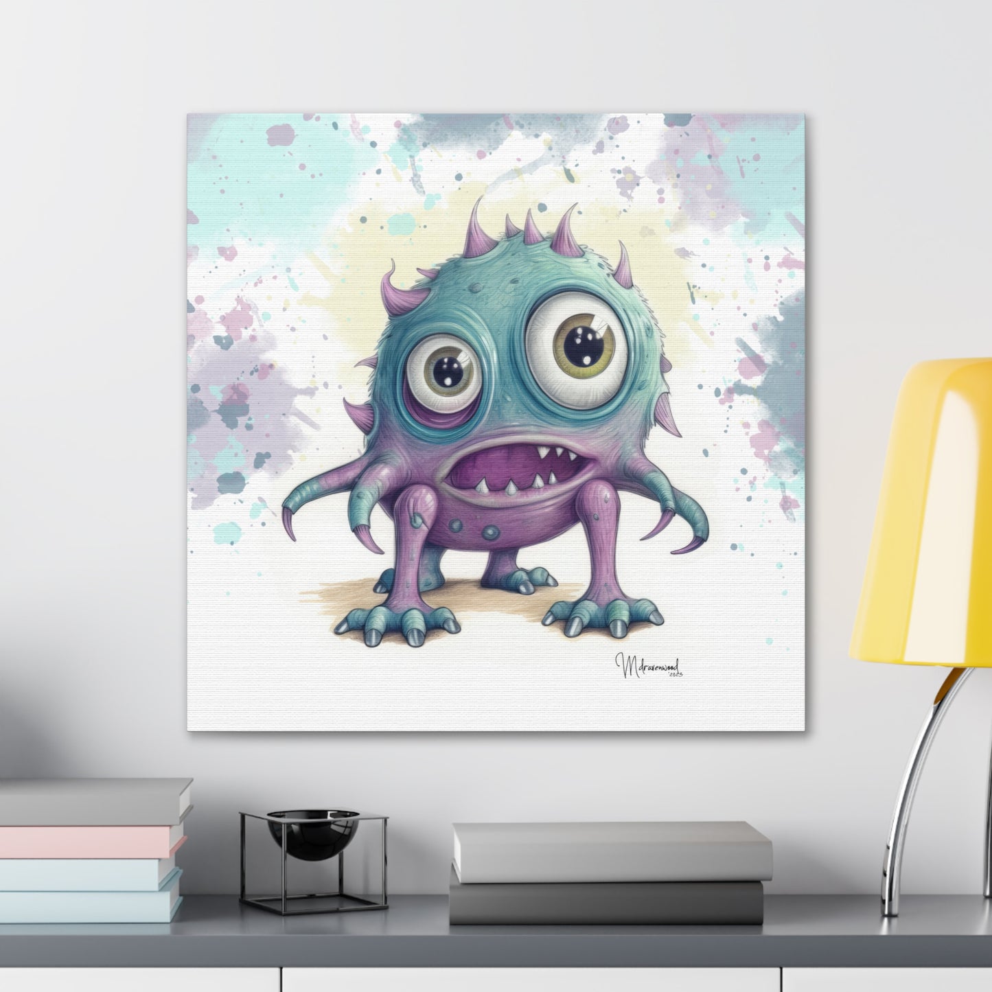 Baby Monster's Series - Ozie Canvas Gallery Wraps