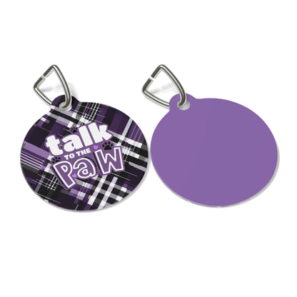 Sassy Pet's Talk to the Paw Pet Tag