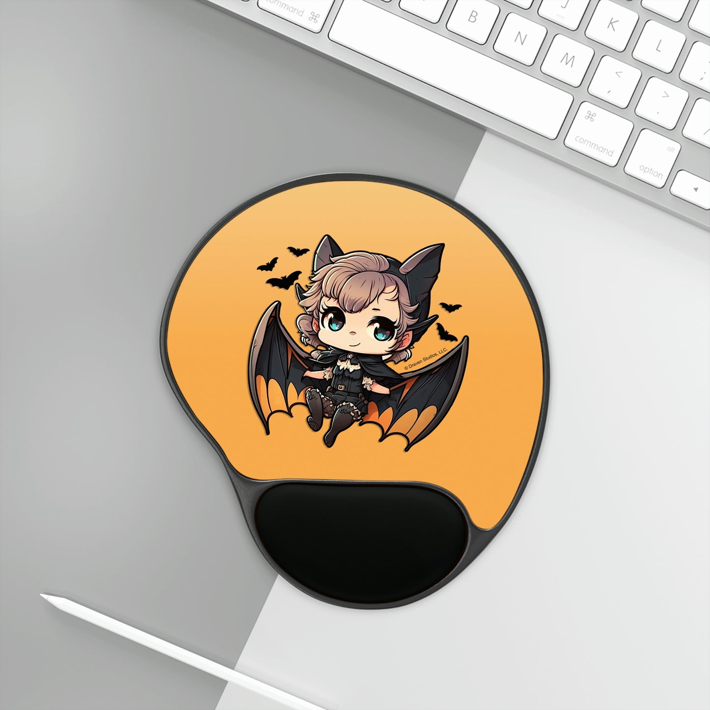 Bat Girl Mouse Pad With Wrist Rest