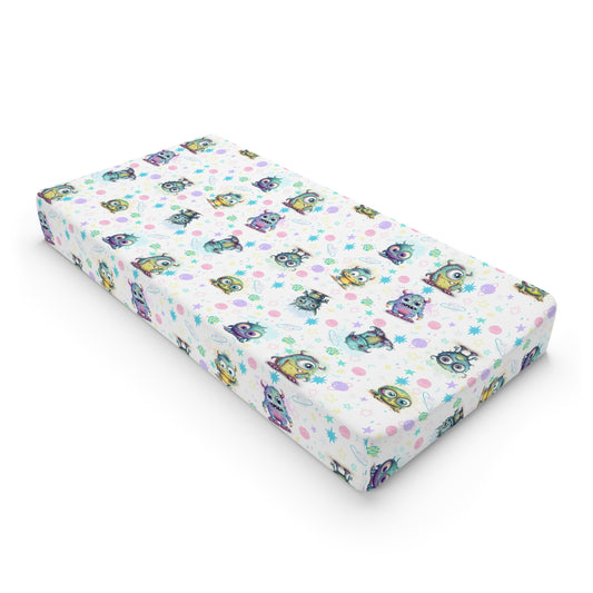 Baby Monsters in Space Changing Pad Cover