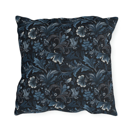 Blue Floral Outdoor Pillows