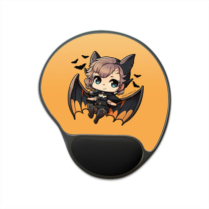 Bat Girl Mouse Pad With Wrist Rest