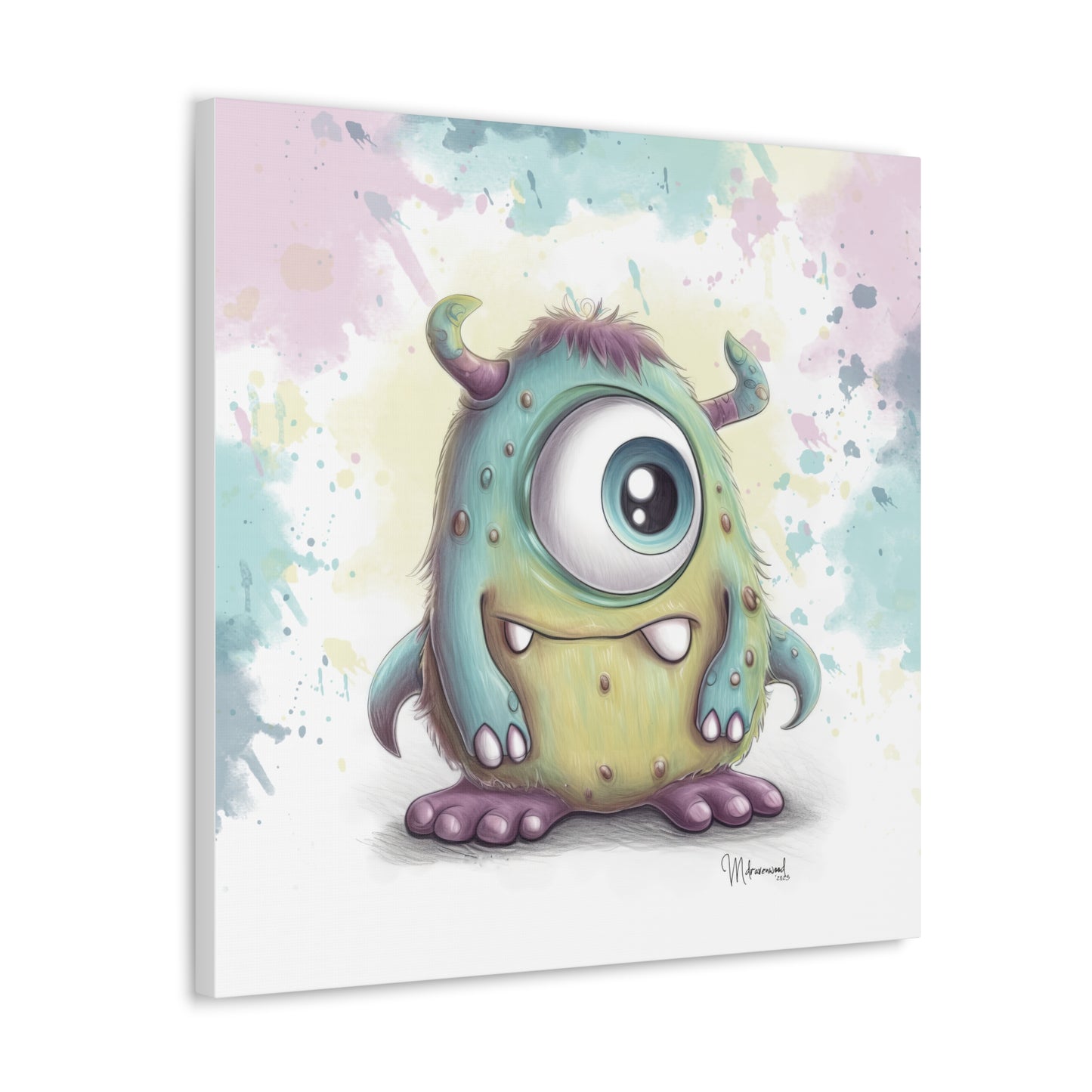 Baby Monster's Series -Manny Canvas Gallery Wraps