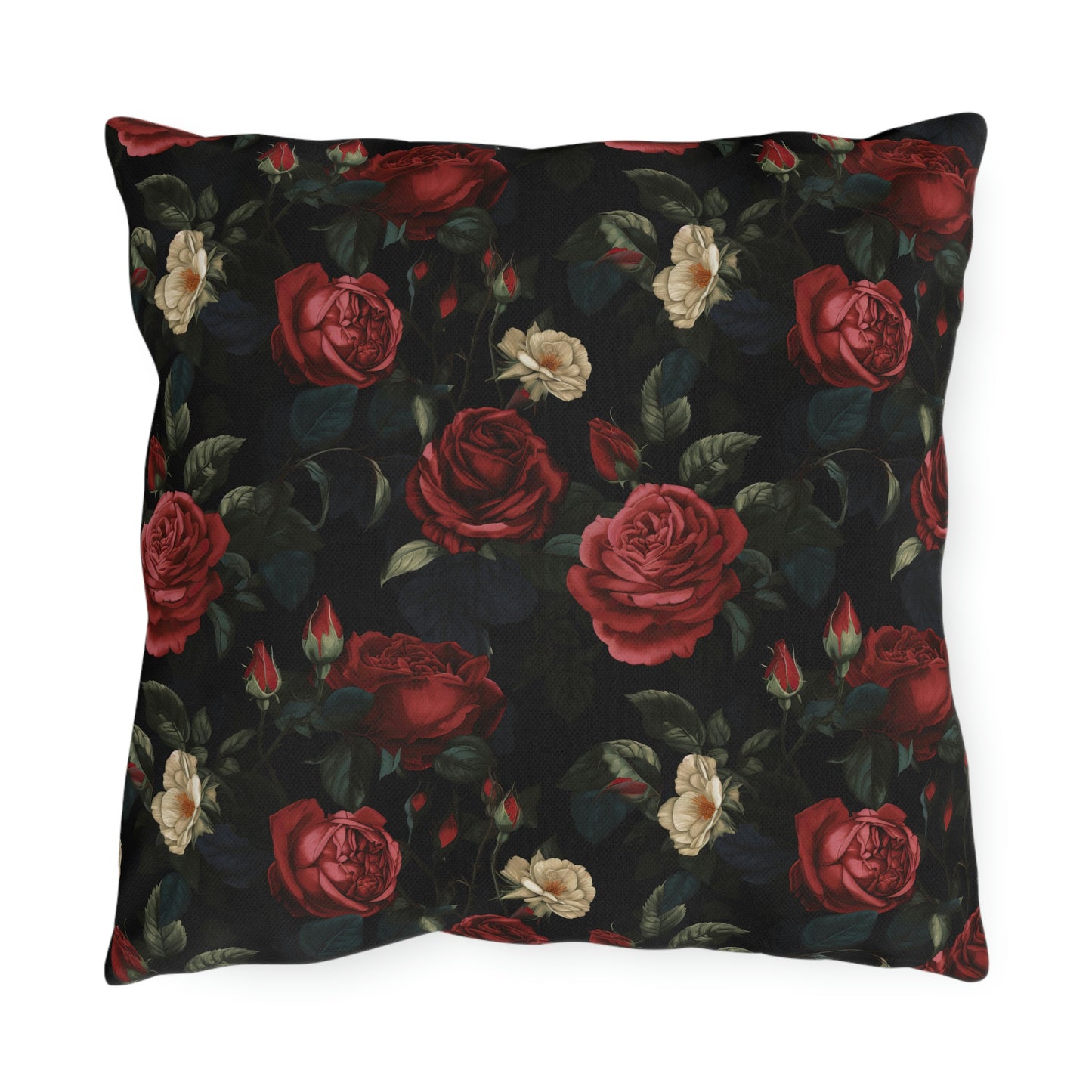 Rose Floral Outdoor Pillows