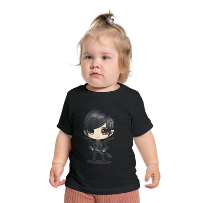 Goth Boy Baby Short Sleeve T-Shirt