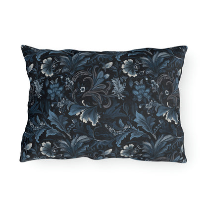 Blue Floral Outdoor Pillows