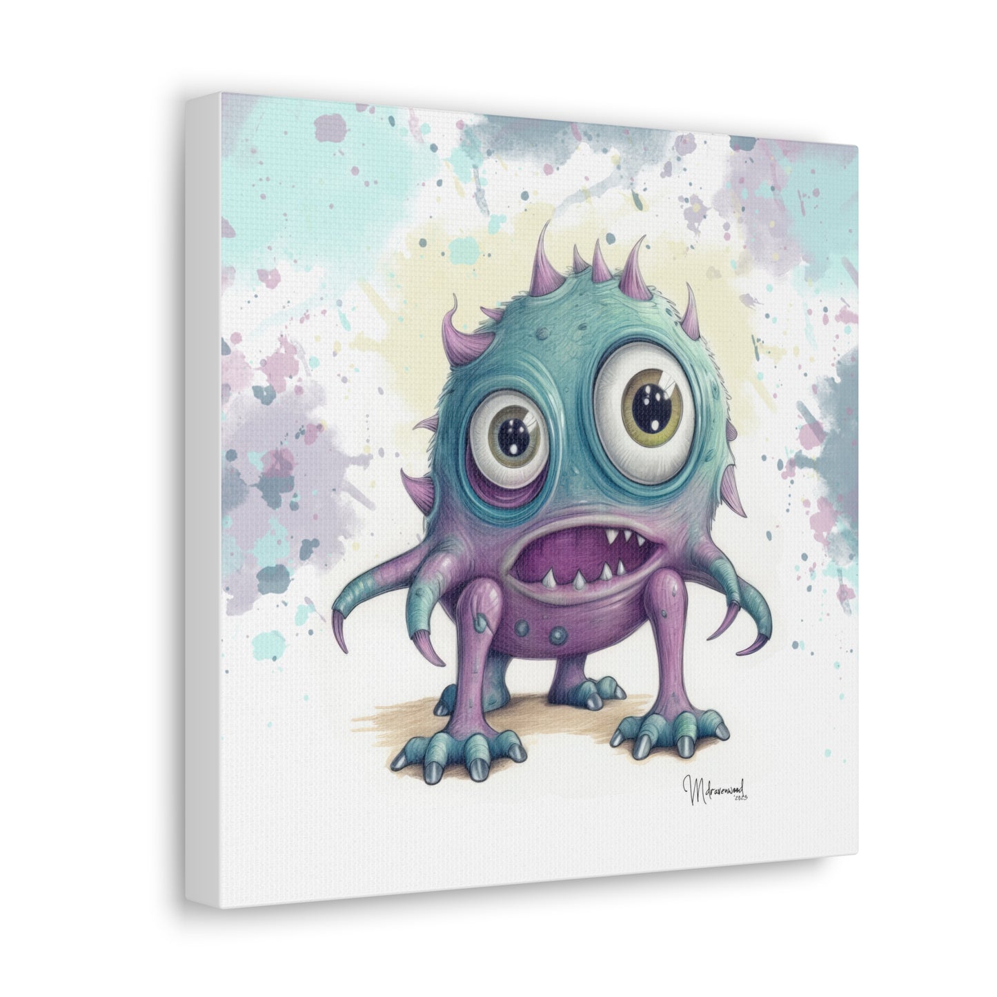 Baby Monster's Series - Ozie Canvas Gallery Wraps