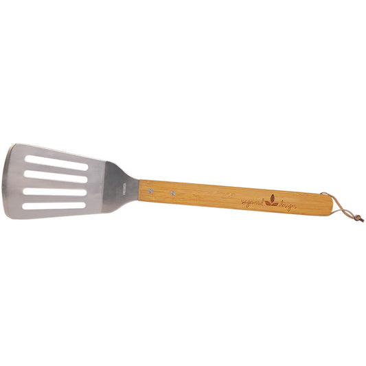 Personalized Laser Engraved 17 1/4" Bamboo Barbeque Spatula