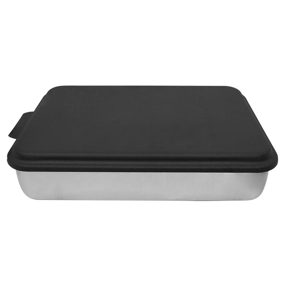 Personalized Laser Engraved 9" x 13" Aluminum Cake Pan with Black Lid