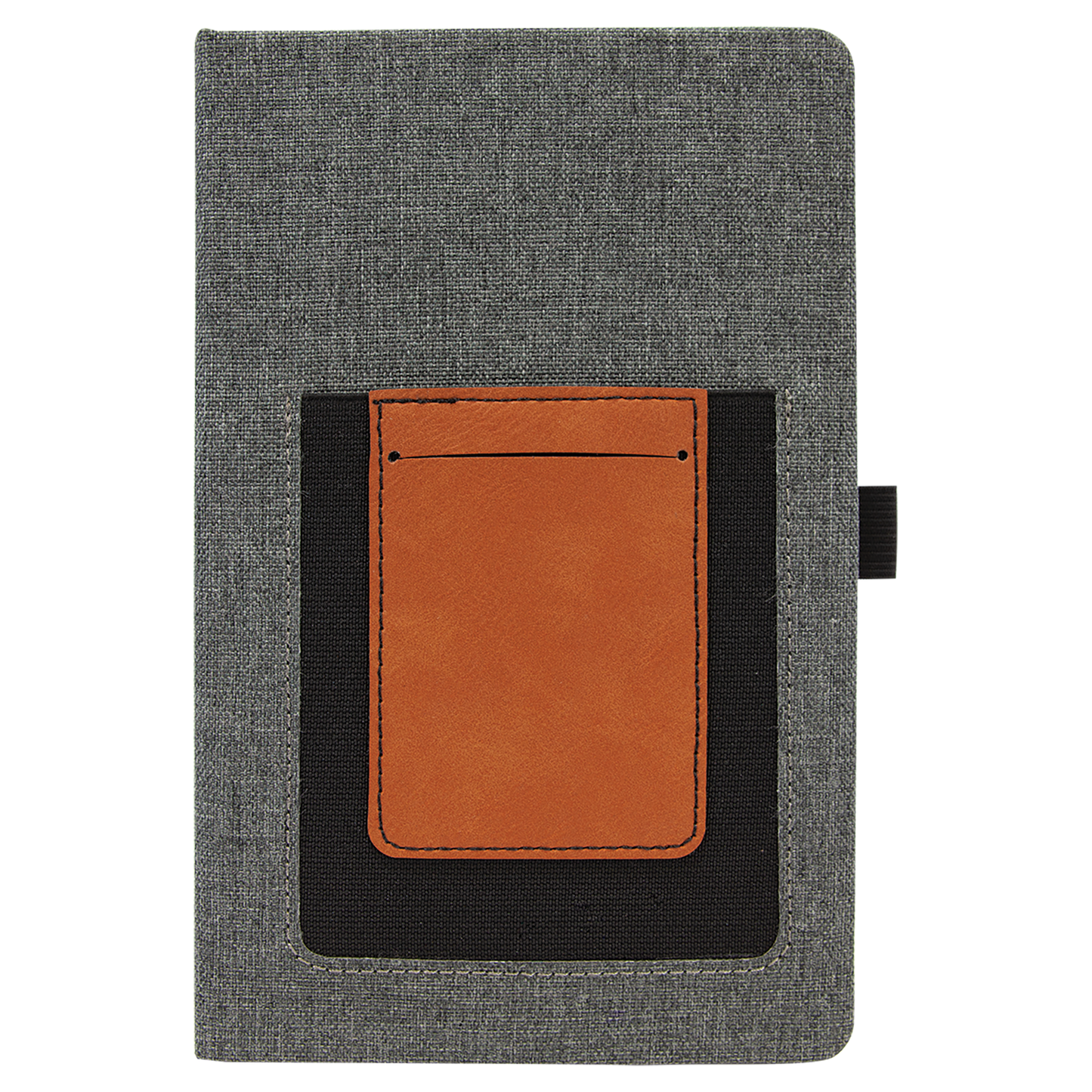 Personalized Laser Engraved Leatherette Journal with Cell/Card Slot