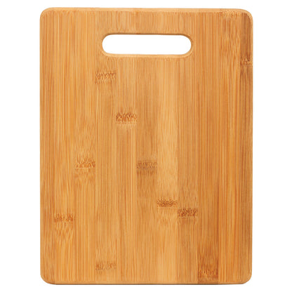 Personalized Laser Engraved 11 1/2" x 8 3/4" Bamboo Rectangle Cutting Board