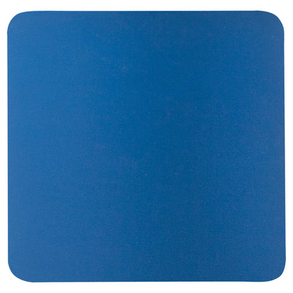 Personalized Laser Engraved  Square Blue/White Silicone Coaster