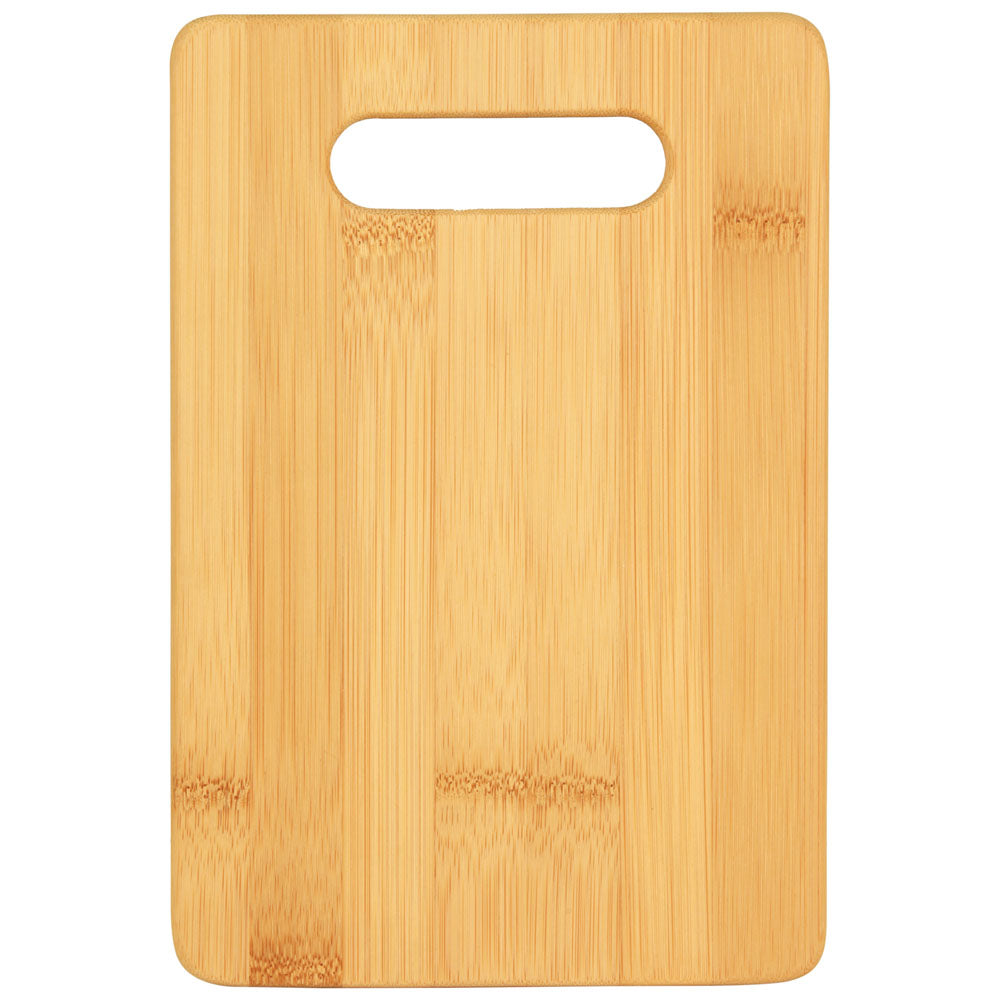 Personalized Laser Engraved 9" x 6" Bamboo Bar Cutting Board