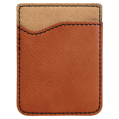 Personalized Laser Engraved Rawhide  Leatherette Phone Wallet