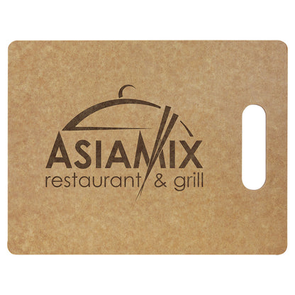 Personalized Laser Engraved 9" x 6" Eco Rectangle Cutting Board