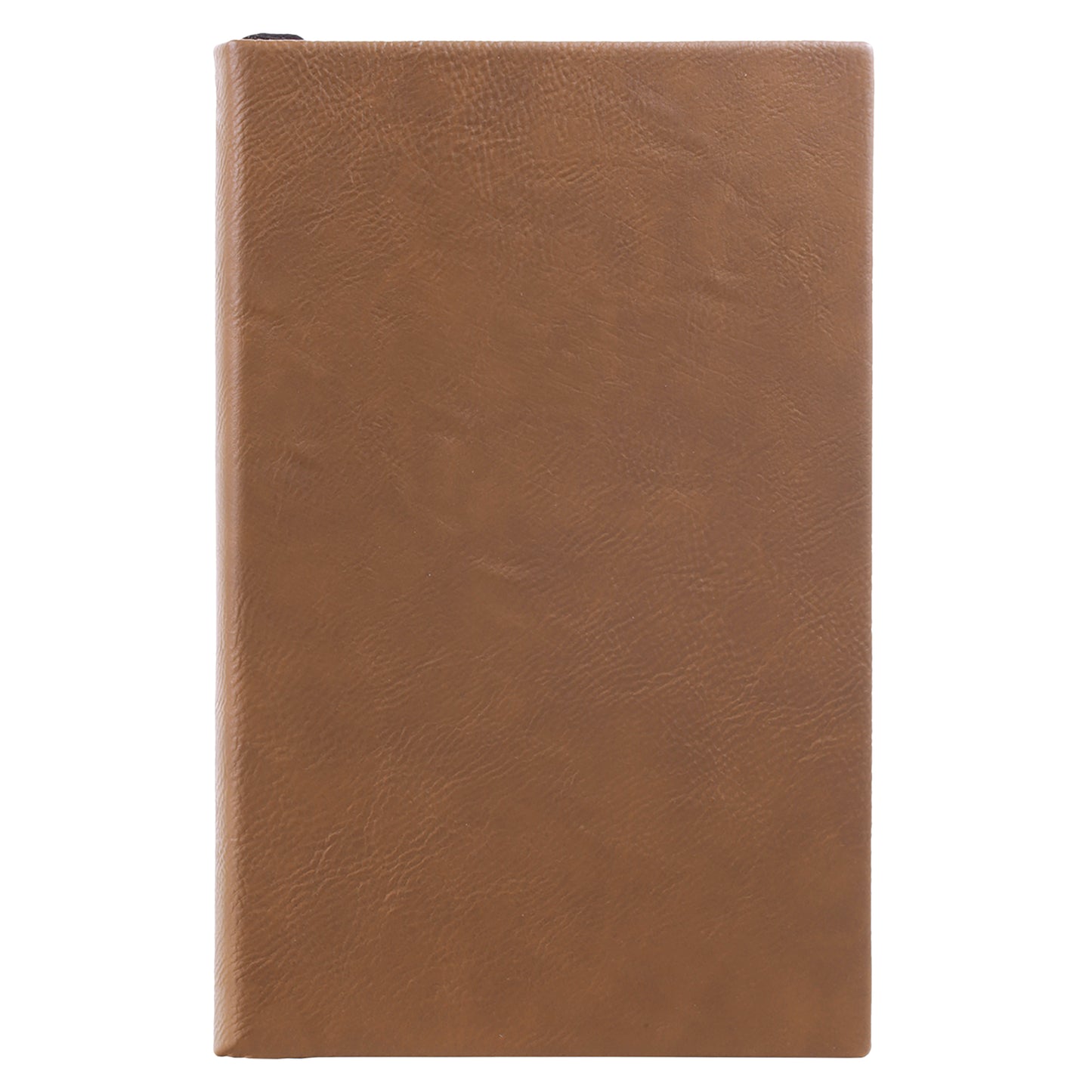 Personalized Laser Engraved 5 1/4" x 8 1/4" Dark Brown  Leatherette Journal