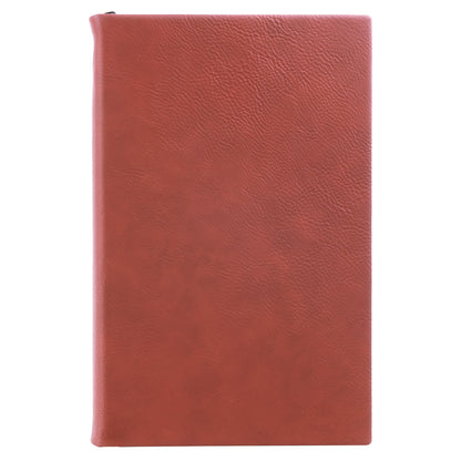 Personalized Laser Engraved 5 1/4" x 8 1/4" Rose  Leatherette Journal